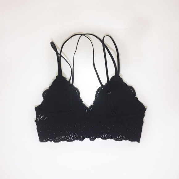 AMERICAN EAGLE (aerie)- black bralette - Picture 2 of 3